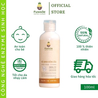 Nước tẩy bồn cầu fuwa3e hữu cơ diệt khuẩn với tinh chất khuynh diệp 100ml tẩy rửa toilet sinh học