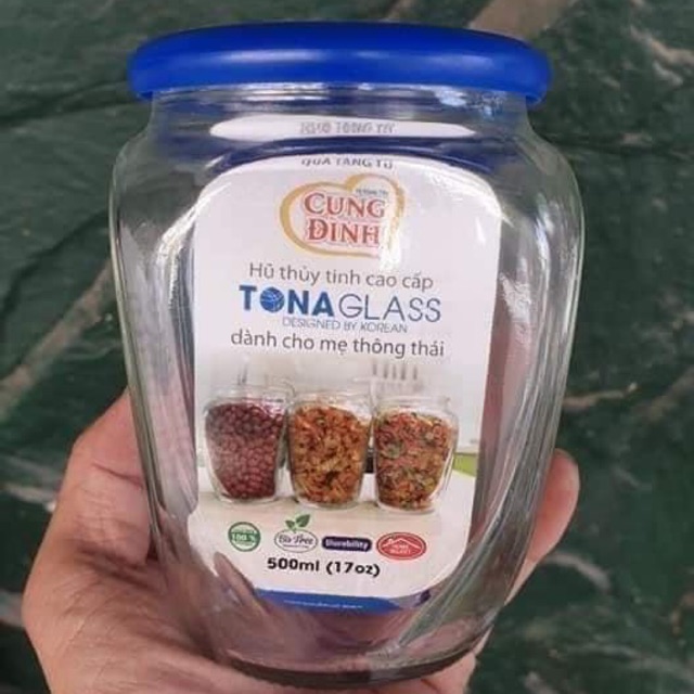 Combo 3 hũ thuỷ tinh glass jar