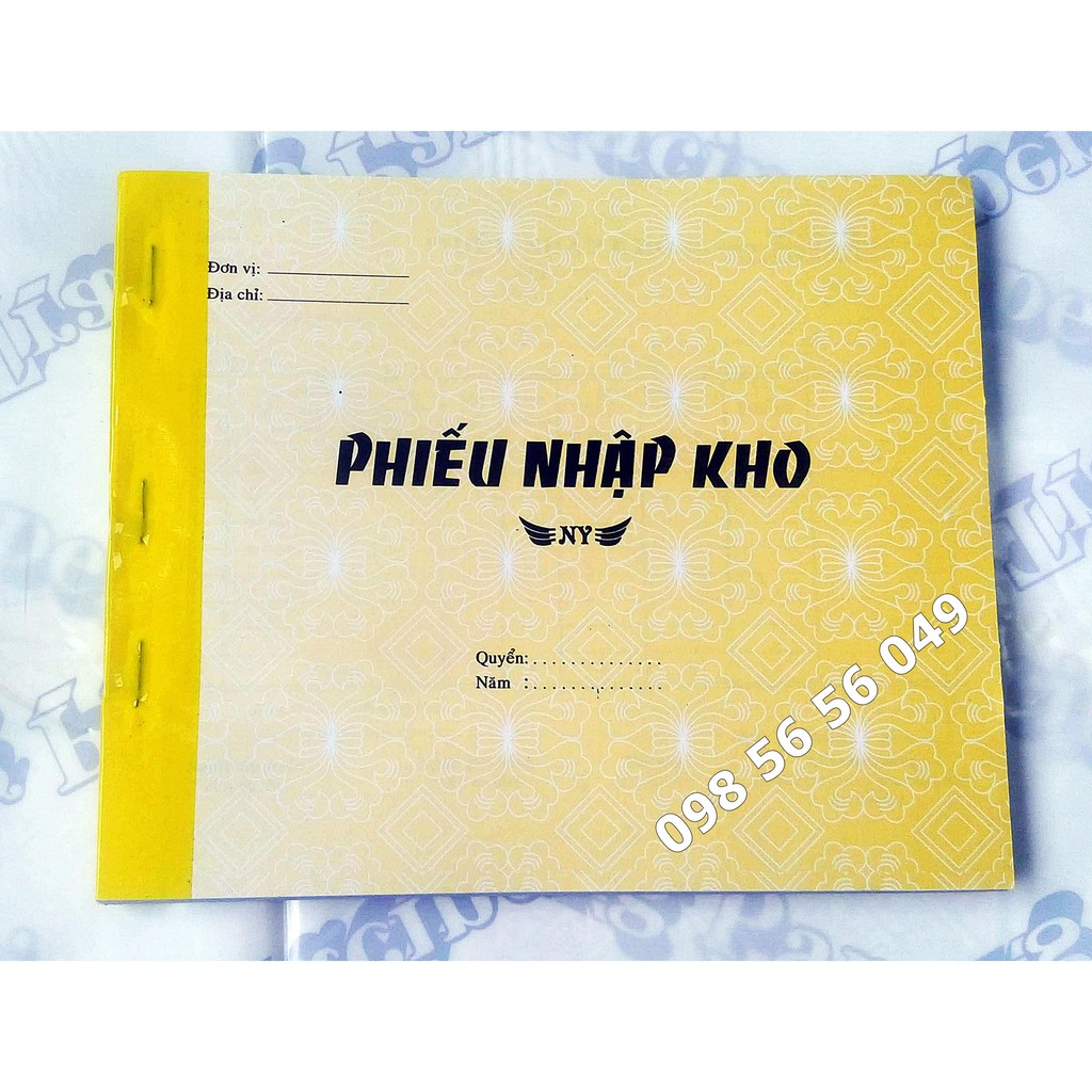 Phiếu Nhập Kho 3 Liên [ 16 x 20cm ]