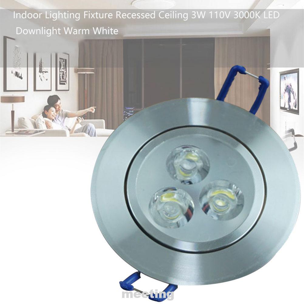 Đèn Led Gắn Trần Nhà Ánh Sáng Trắng Ấm Áp 3000k 3w 110v