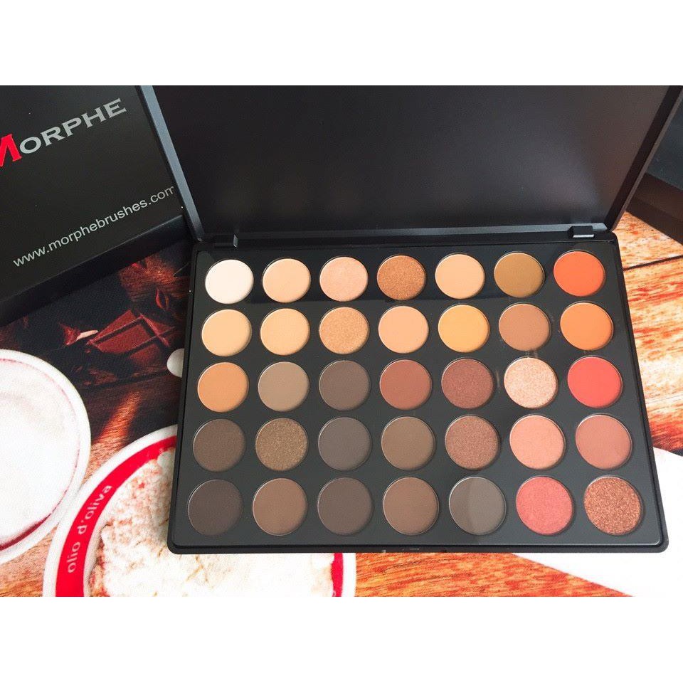 [ Auth ] Bảng Mắt Morphe 35 ô Matte Eyeshadow Palette