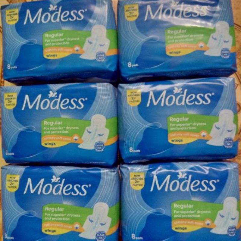 Băng vệ sinh chu kỳ Modess siêu mềm mịn 8 miếng[hàng Thái Lan]