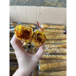 Bánh tráng cuộn nướng mắm ruốc tép chà bông hành phi 🤤🤤🤤