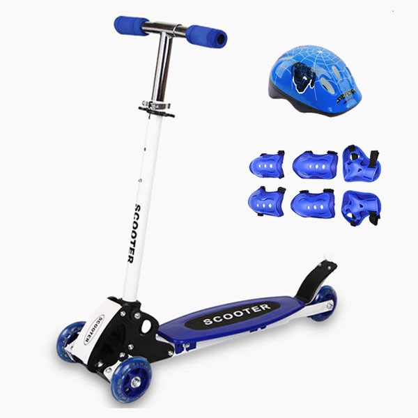 [Mã FAMALLT5 giảm 15% đơn từ 30k] Bộ Xe Trượt Scooter 3 Bánh Tự Điều Chỉnh Kiểu Mới Đại Nam Sport+ Kèm Bộ Bảo Hộ