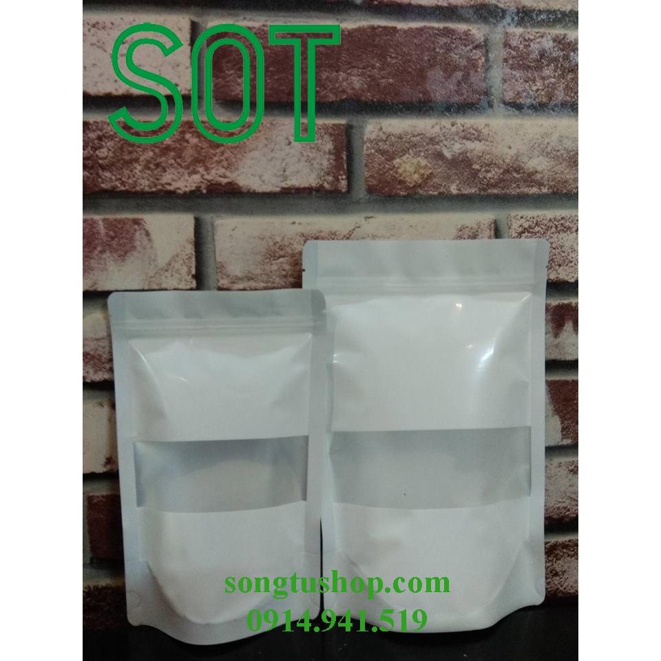 1KG Túi zip sữa cửa sổ