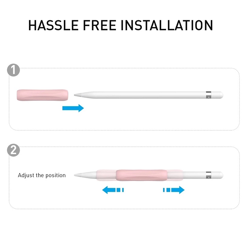 Vỏ Silicon Chống Trượt Bảo Vệ Bút Cảm Ứng Apple Pencil 1 2 IPad