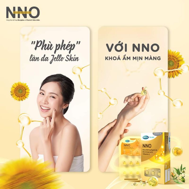 Viên Dưỡng Da Serum NNO Ban đêm