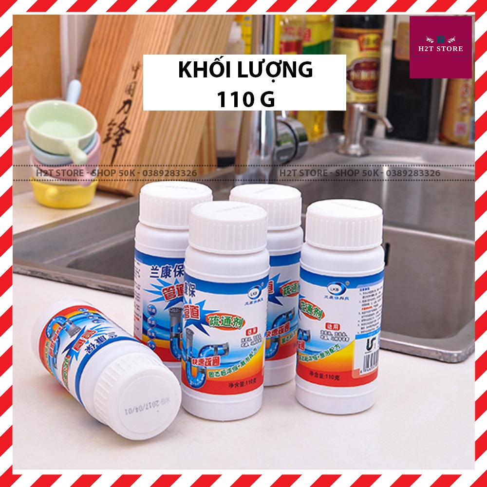 Bột thông cống cực mạnh , bột thông bồn cầu , lavabo LANCOMB đa năng thế hệ mới chai 200 ml hiệu quả trong vòng 15 phút