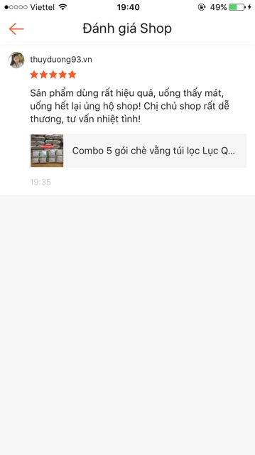 Chè Vằng túi lọc Quân y