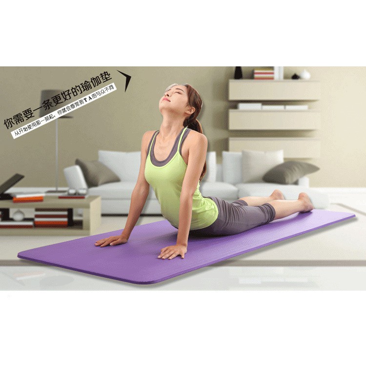 Thảm Yoga (Kèm Túi Lưới) TPE 2 Lớp 10mm