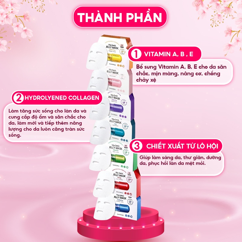 Mặt Nạ viên thuốc, Bổ Sung Vitamin  BANOBAGI Hàn Quốc 30ml - Làm trắng da, chống lão hóa nâng cơ chống chảy xệ | BigBuy360 - bigbuy360.vn