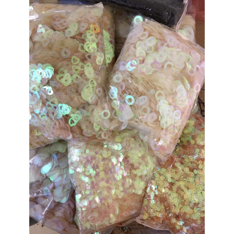500g kim sa trắng trong ánh xa cừ