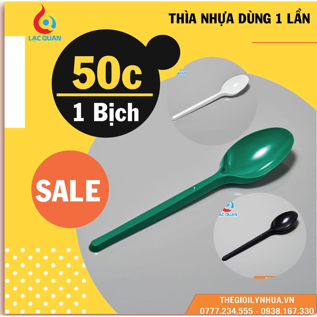 Thìa Nhựa Dùng 1 Lần