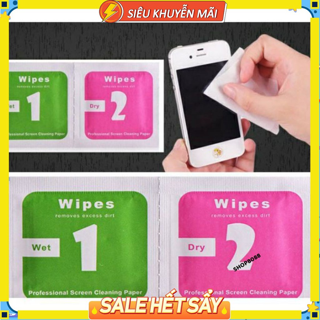 giấy lau kính lau màn hình điện thoại