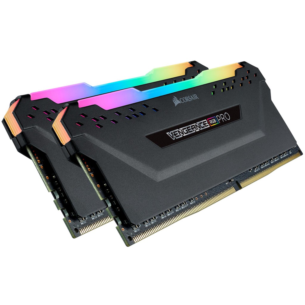 [Mã SKAMA07 giảm 8% đơn 250k]Ram Corsair Vengeance RGB Pro 64GB Bus 3200 Cas 16 (2x32GB)-Hàng chính hãng