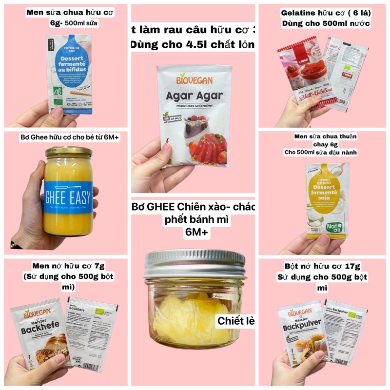 Bột làm bánh hữu cơ cho bé ăn dặm -bột bắp, bột năng, bột mì,men nở, bột nở, cacao  SHOP MẸ MIN