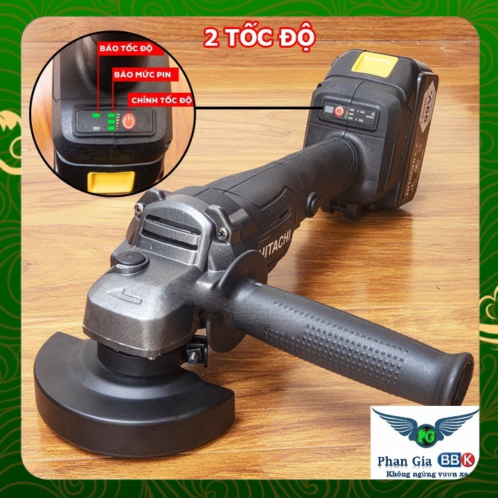 Thân máy mài pin Hitachi 188V không chổi than bảo hành 12 tháng (KO PIN)