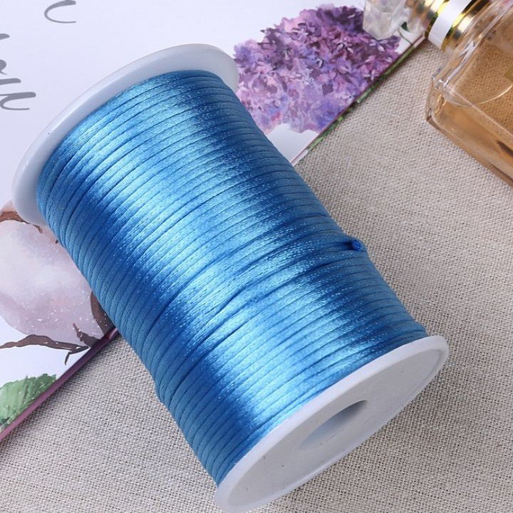 Cuộn 100m Dây Tim size 2.5mm Làm Vòng Tay Handmade có đủ màu