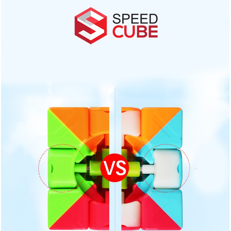 Rubik 3x3 Giá Rẻ QiYi Warrior W Stickerless không viền chính hãng QiYi - Shop Speed Cube