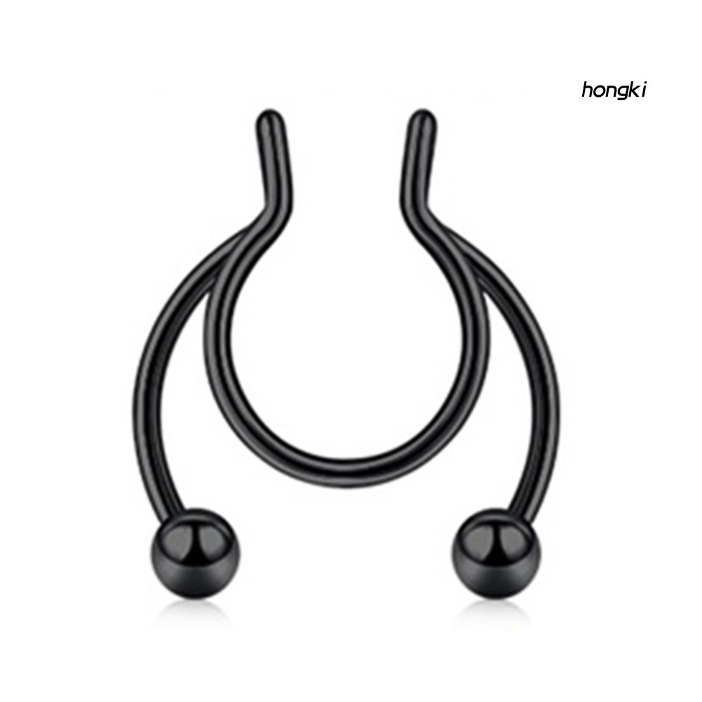 Khuyên Mũi Unisex Bằng Thép Không Gỉ Thời Trang