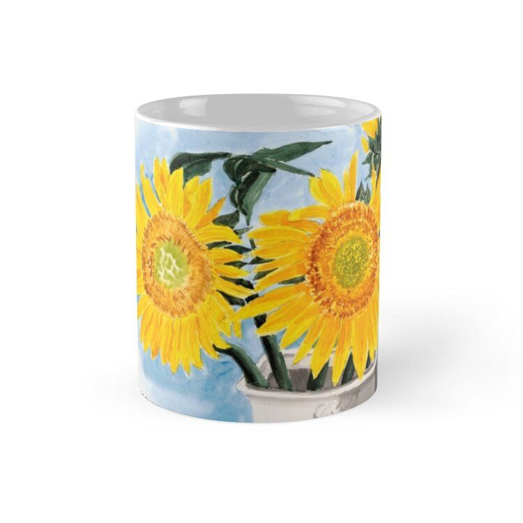 Cốc sứ in hình -Sunflowers -MS1423