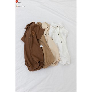 Bodysuit linen cổ đức basic cho bé từ 5 đến 13kg