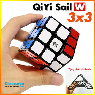 Rubik 3x3 Qiyi Sail W trò chơi Rubic 3 Tầng Khối Lập Phương Xoay Mượt Lõi Cứng Cáp Bền Robik 3x3x3