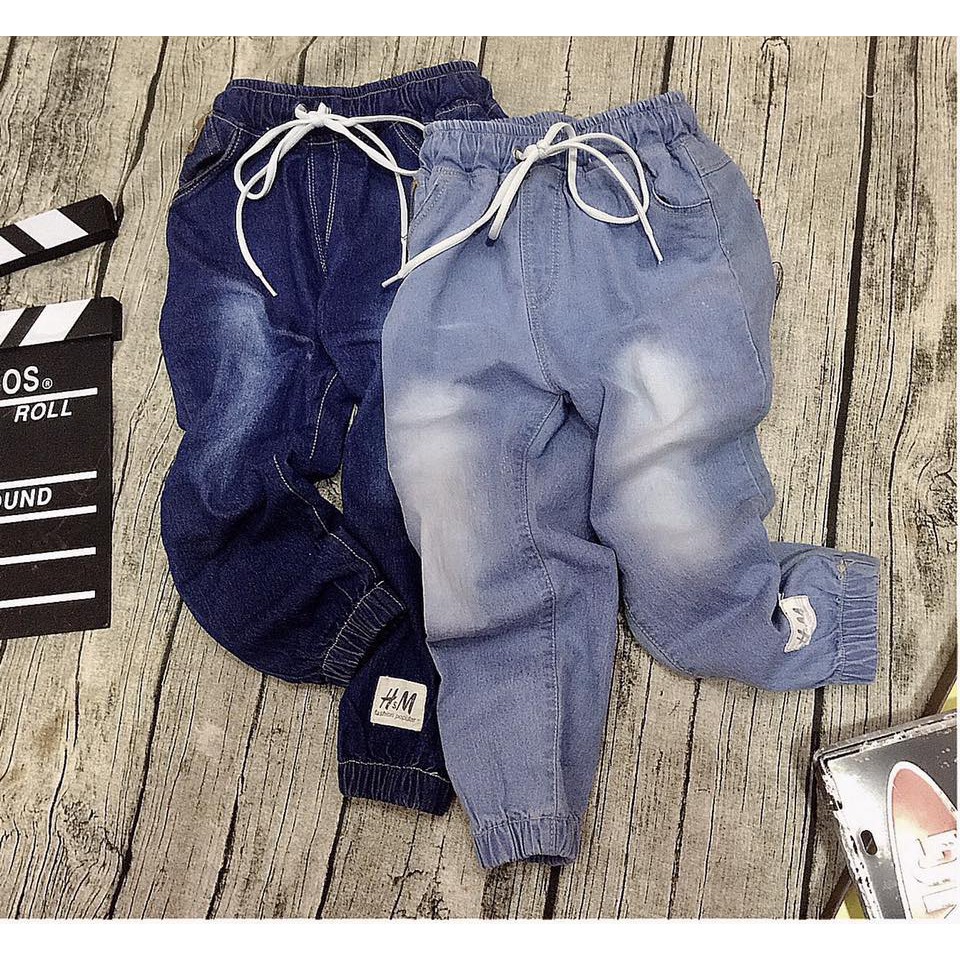 Quần bò HM bo gấu