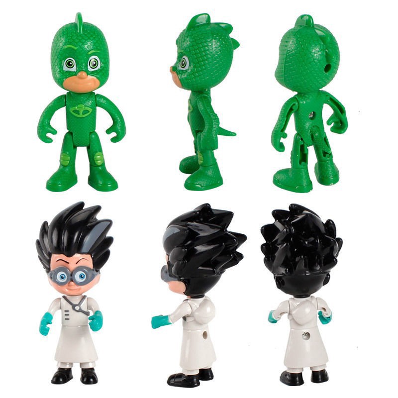 Bộ 6 mô hình đồ chơi nhân vật trong phim hoạt hình &quot;Pj Masks&quot;