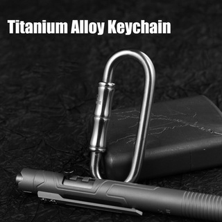 Móc khóa xe hơi bằng hợp kim titan đa năng thiết kế sáng tạo