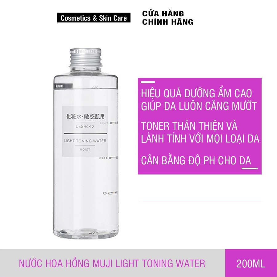 Nước hoa hồng Muji Nhật Bản nâng tone sáng da❤