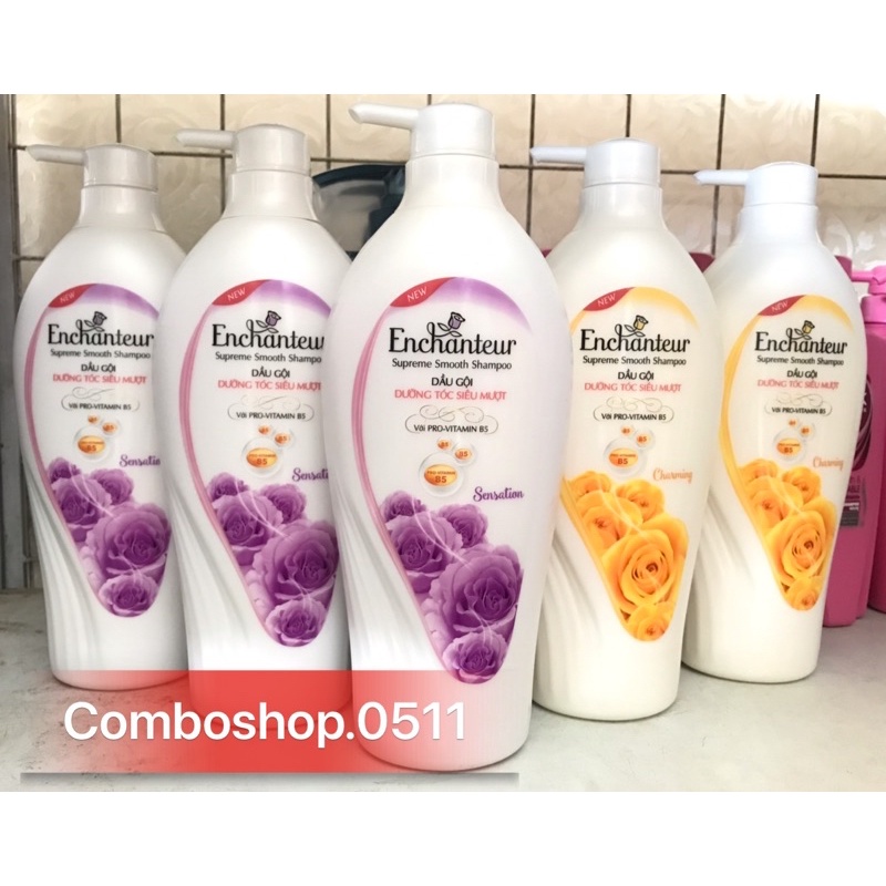 Dầu gội Enchanteur 650g dầu gội dưỡng tóc siêu mượt