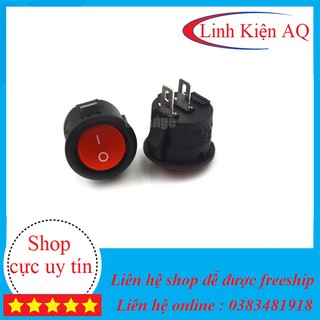 Công Tắc Tròn 2 chân 3a 220vac-250vac