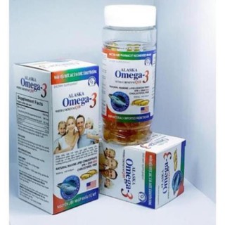 Viên dầu cá Alaska Omega 3 (sáng mắt, khỏe tim , bổ não)