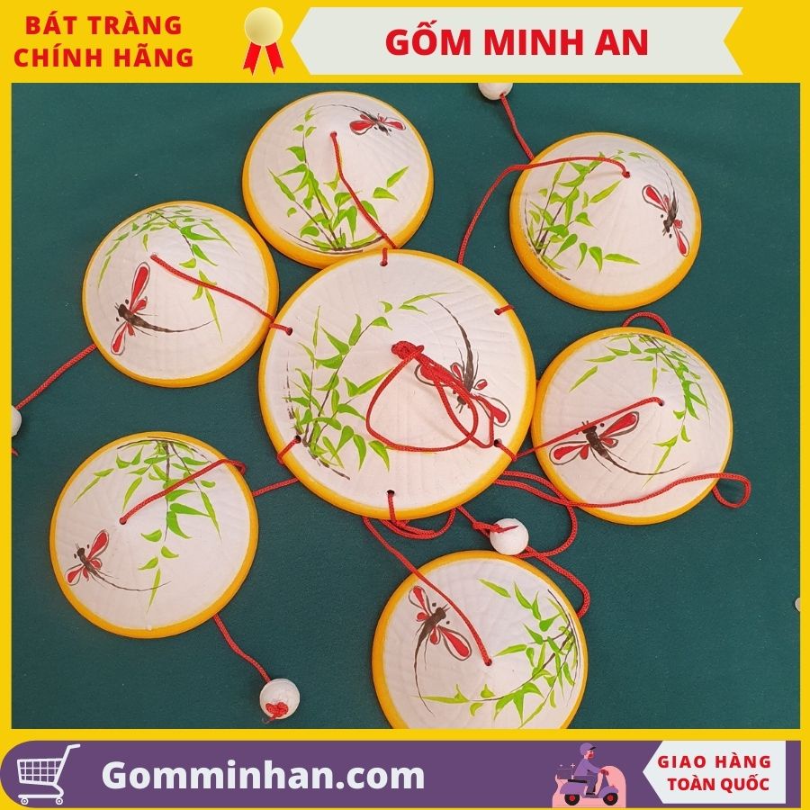 Chuông gió gốm sứ Bát Tràng- Gốm Minh An