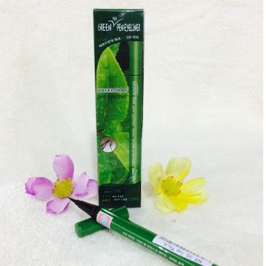 Bút kẻ mắt trà xanh không lem trôi Mira Green Tea Waterproof Pen Eyeliner Hàn Quốc