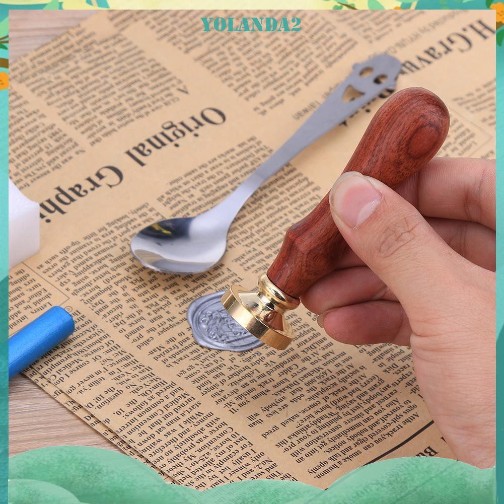 Con dấu đóng sáp niêm phong bì thư bằng đồng phong cách cổ điển châu Âu