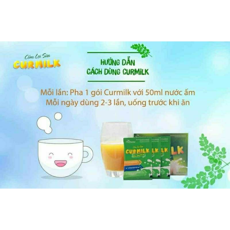 Cốm lợi sữa Curmilk (hộp 20 gói)