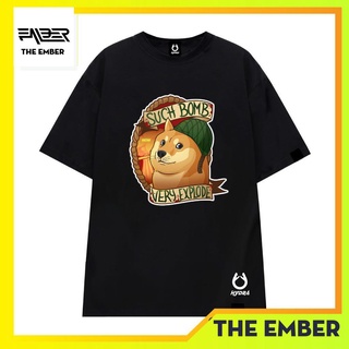 Áo CSGO Doge sticker cute 100% cotton dáng oversize