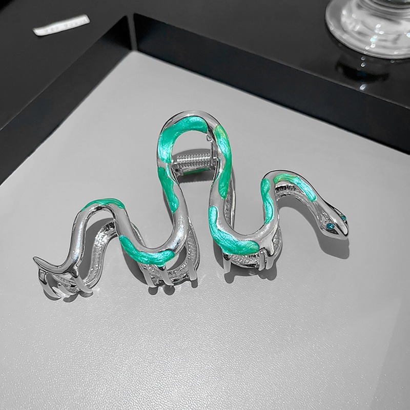 Kẹp Tóc Càng Cua Chống Trượt Hình Rắn Dày Dặn