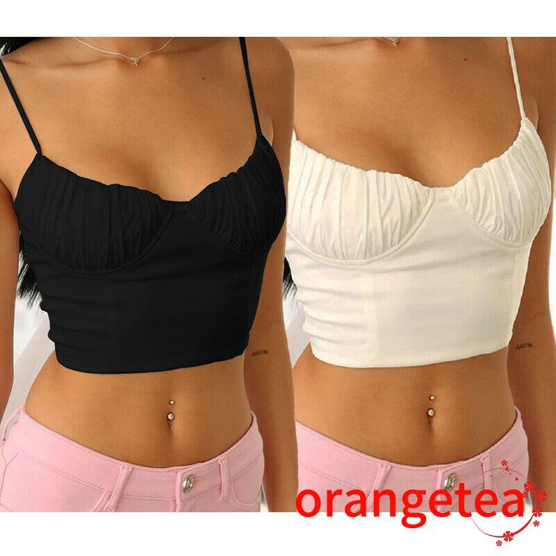 Áo Croptop Sát Nách Màu Sắc Thanh Lịch