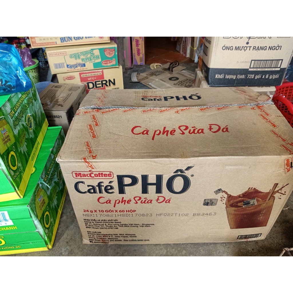Cà Phê Phố Sữa Hộp 10 gói
