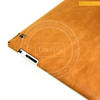 Miếng dán da bò thật Ipad Mini 2-3-4 thương hiệu Davis
