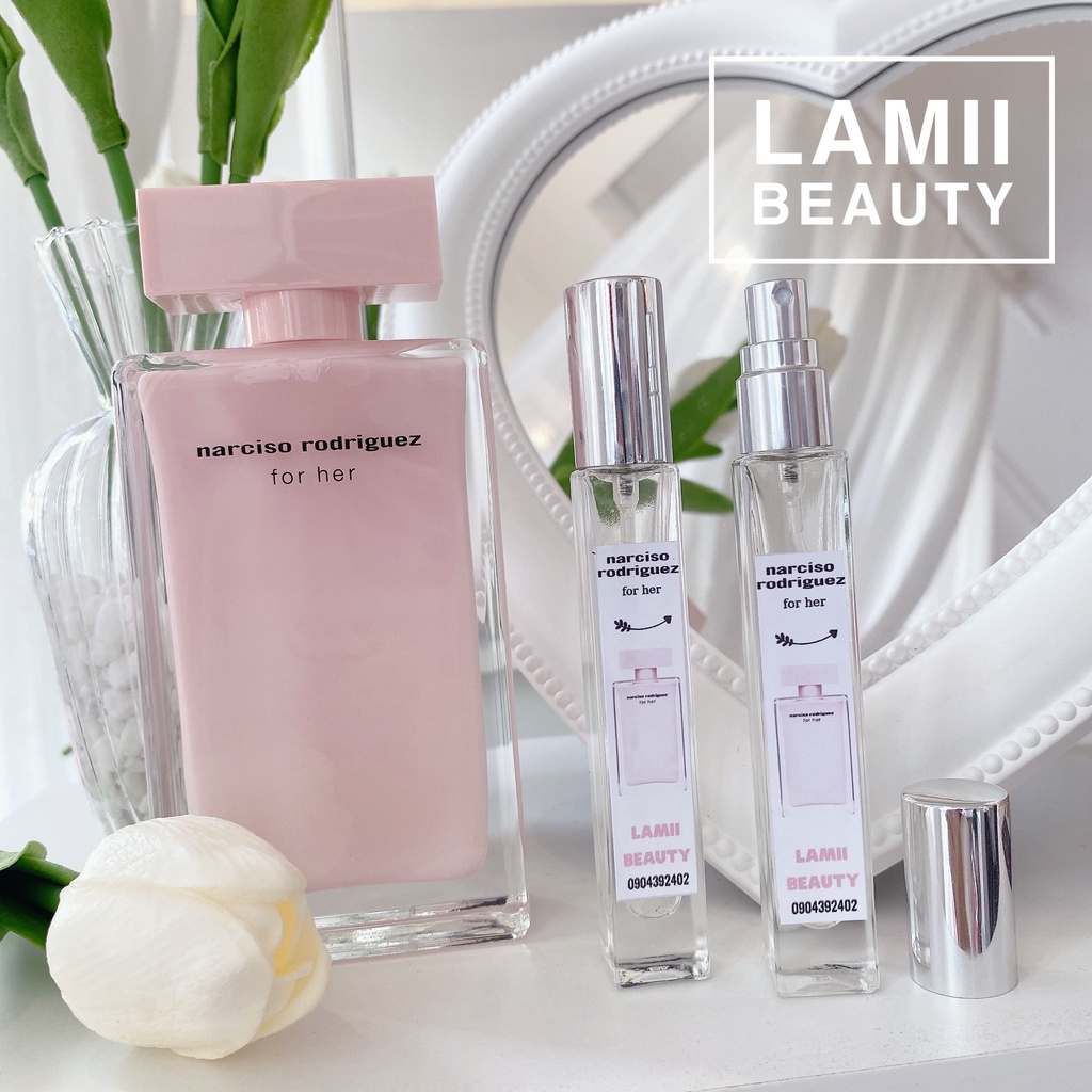 Nước hoa chính hãng NARCISO RODRIGUEZ FOR HER 10ML - LAMII BEAUTY