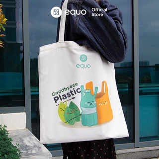 Túi vải EQUO thiết kế Goodbye Plastic sử dụng được nhiều lần