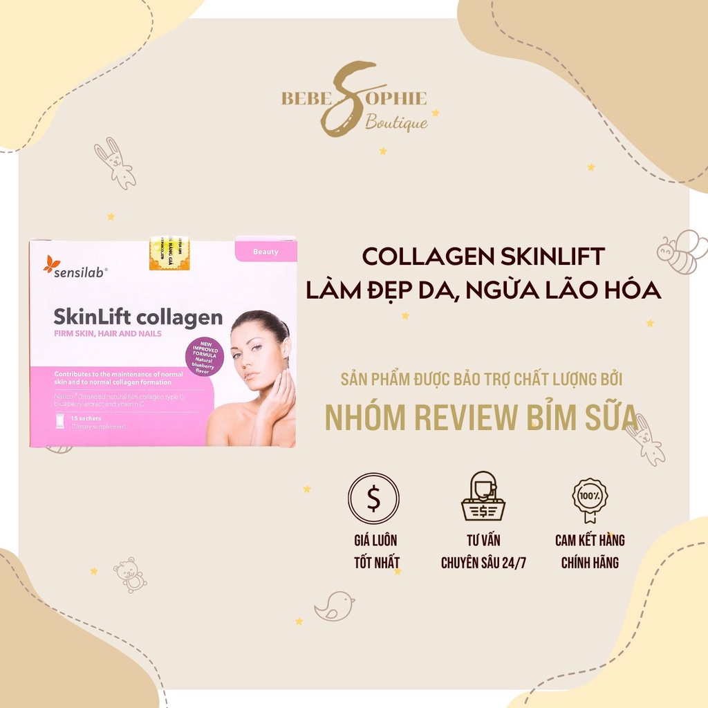 COLLAGEN SKINLIFT - Làm đẹp da, ngừa lão hoá (Hộp 15 gói)