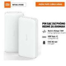 Pin Dự Phòng Xiaomi Redmi 20.000mah Chính hãng - Bảo hành 6 tháng