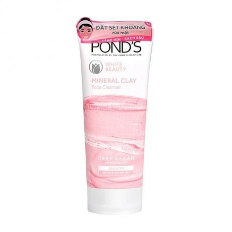 Sữa Rửa Mặt Pond's Đất Sét Khoáng Sạch Sâu Sáng Mịn 40g