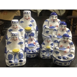 Bộ Thần Tài Ông Địa Men Lam