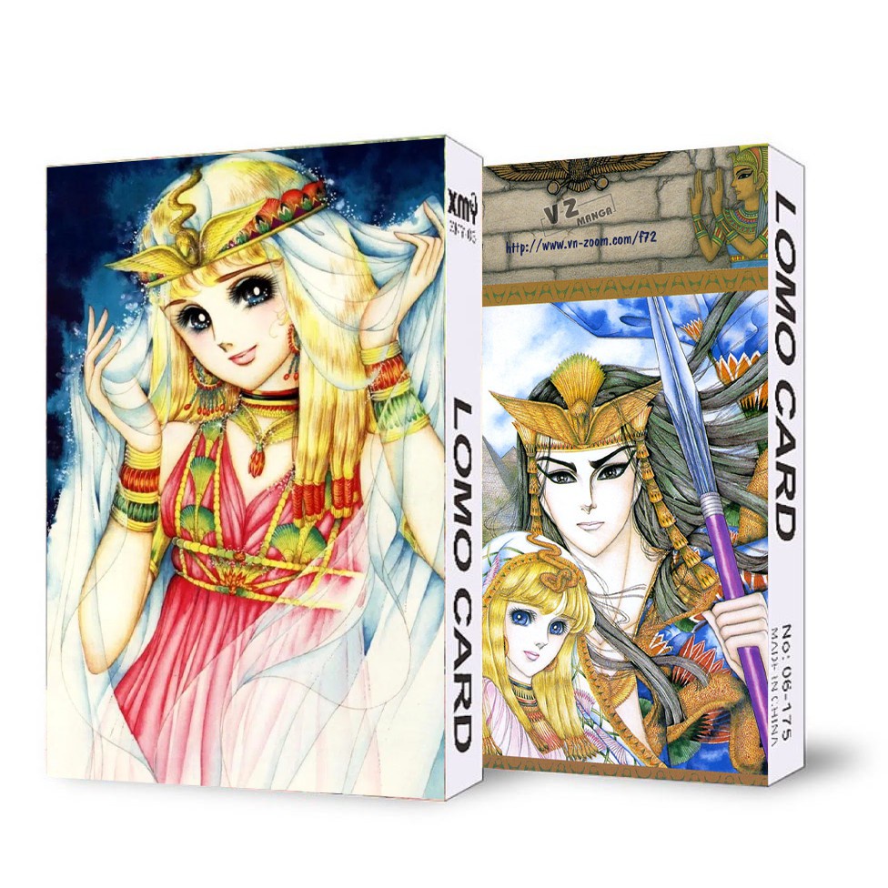 ( không kèm hộp ) Ảnh lomo IN HÌNH NỮ HOÀNG AI CẬP 30 tấm anime chibi